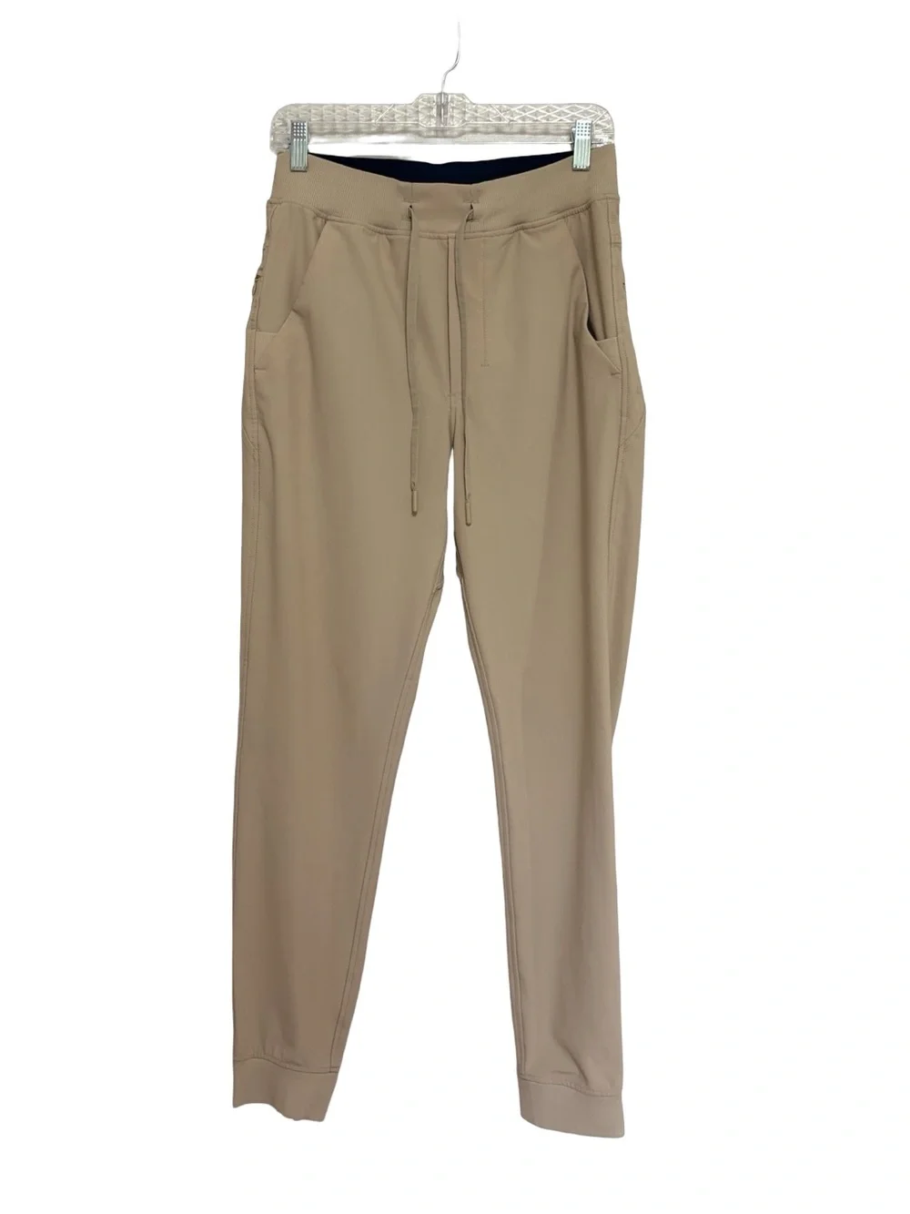 Birddogs Men’s Wayne Regretskys Performance Lined Joggers in Khaki Tan - Size M